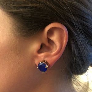 Kate Spade Cobalt Blue Stud Earrings
